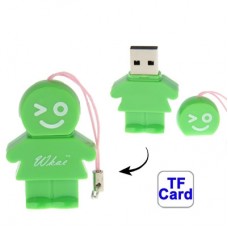 Карт-ридер USB 2.0 T-Flash /Micro SD Мульти