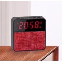 Колонка Bluetooth UBS-211 LED CLOCK с будильником.