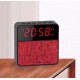 Колонка Bluetooth UBS-211 LED CLOCK с будильником.