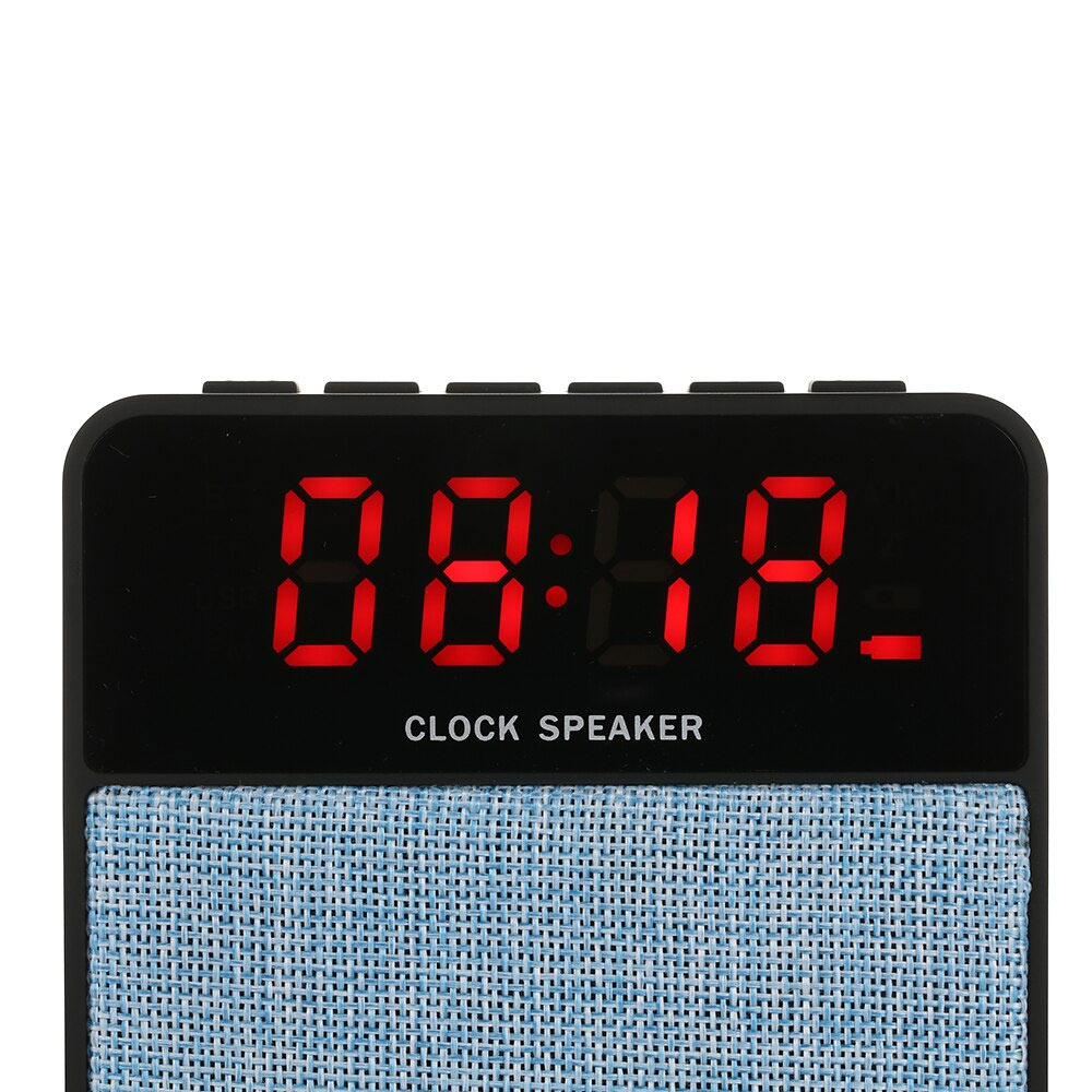 Мини-Колонка Bluetooth UBS-271 LED CLOCK с будильником