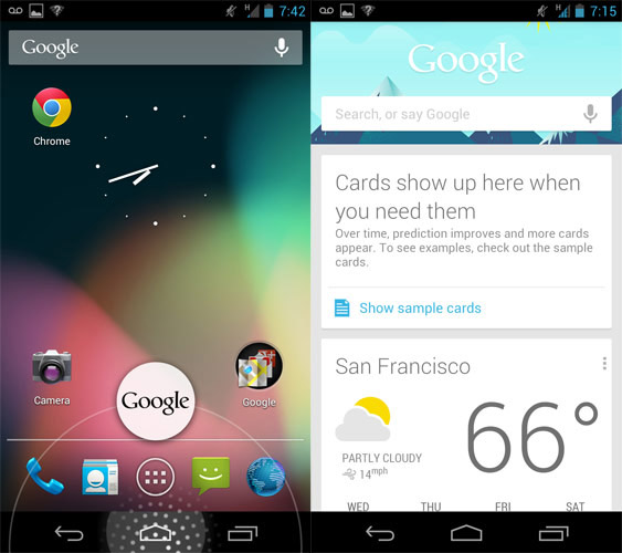 Google Now and voice search